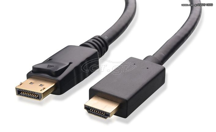 Powertech καλώδιο DisplayPort 1.2v(M) σε HDMI 1.4v(M), PTN3361, CCS, 2m  (CAB-DP027)