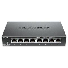 D-LINK DES-108 8-Port Fast Ethernet Unmanaged Desktop Switch 215-0138