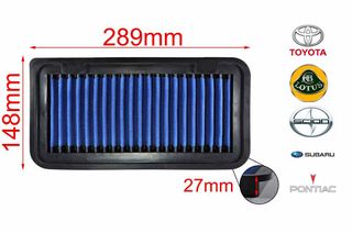 AIR FILTER ΕΛΕΥΘΕΡΑΣ ΡΟΗΣ TOYOTA,SUBARU,LOTUS PONTIAC