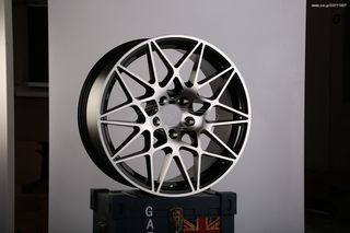 REPLICA ΖΑΝΤΕΣ BMW 5167 18X8.0 ET35 5X120 BLACK MACHINED FACED