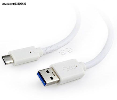 CABLEXPERT USB 3.0 AM TO TYPE-C CABLE 1M WHITE - (CCP-USB3-AMCM-1M-W)