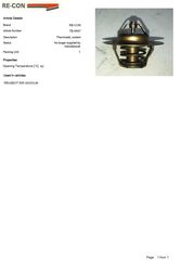 ΘΕΡΜΟΣΤΑΤΗΣ PEUGEOT 505 GASOLIN (RECON)-thumb-2