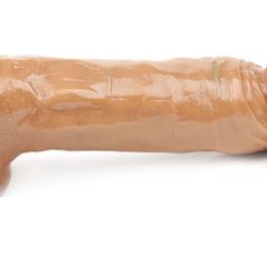 Multi-Speed Realistic Dildo Vibrator Brown-thumb-5