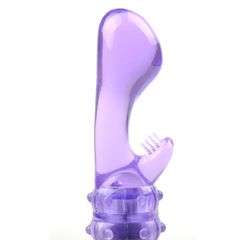 Clear Purple Cute G-Spot Vibrator-thumb-2