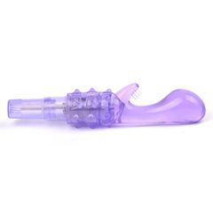 Clear Purple Cute G-Spot Vibrator-thumb-1