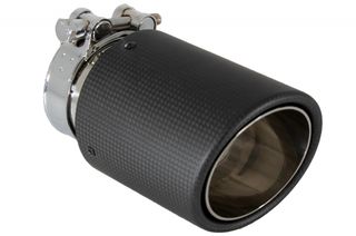 ΜΠΟΥΚΑ ΕΞΑΤΜΙΣΗΣ CARBON MAT ΓΙΑ BMW 7 SEDAN (F01,F02) (6.8cm/2.67inch)