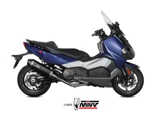 ΕΞΑΤΜΙΣΗ ΟΛΟΣΩΜΗ MAXSYM TL 500 2020-2022 SYM MIVV SPEED EDGE INOX ΜΑΥΡΗ