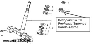 Ποτηρακι Για Τα Ρουλεμαν Τιμονιου Honda