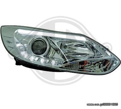 ΦΑΝΑΡΙΑ ΕΜΠΡΟΣ Headlights LED FORD Focus IV 11->>