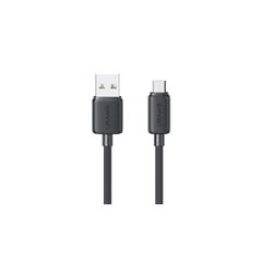USAMS καλώδιο micro USB σε USB US-SJ690, 10W, 480Mbps, 1m, μαύρο