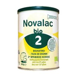 Novalac BIO 2 Γάλα Σκόνη 400gr Βιολογικό 2ης Βρεφικής Ηλικίας