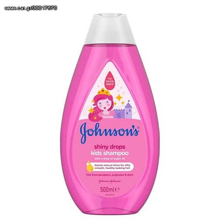 Johnson s Shampoo Shiny Drops Σαμπουάν Λαμπερά Μαλλιά 500ml