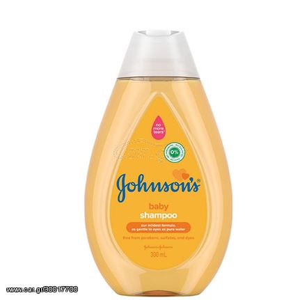 Johnson s Baby Shampoo Regular 300ml Απαλό Σαμπουάν