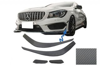 ΕΜΠΡΟΣ ΣΠΟΙΛΕΡ MERCEDES Benz CLA W117 C117 X117 (2013-2016) CLA45 AMG Design Carbon Film Coat