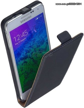FlipCover Samsung Galaxy Alpha (SM-G850F) : Black