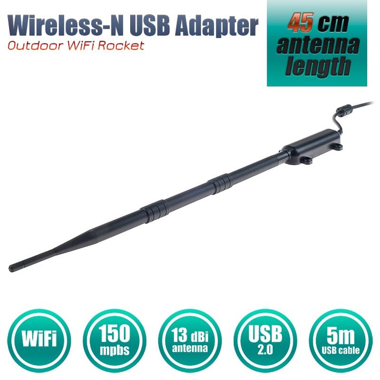 Wireless-Ν Antenna USB Adapter