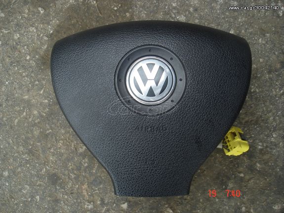 VW POLO  9Ν  ΣΕΤ  AIR BAG ΤΑΜΠΛΟ   ΑΕΡΟΣΑΚOΣ ΟΔΗΓΟΥ,ΣΥΝΟΔΗΓΟΥ ΖΩΝΕΣ   / 5DOORS / 2005-2009