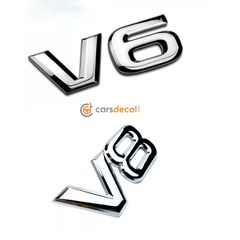 Σήματα V8 V6 Μεταλλικά 