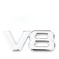 Σήματα V8 V6 Μεταλλικά -thumb-4