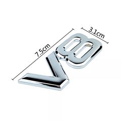 Σήματα V8 V6 Μεταλλικά -thumb-5