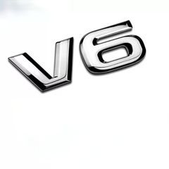 Σήματα V8 V6 Μεταλλικά -thumb-2