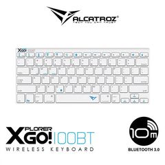 ALCATROZ BLUETOOTH KEYBOARD XPLORER GO BT100 SILVER BT100S