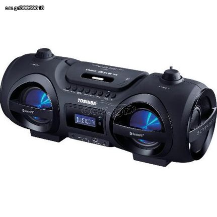 TOSHIBA AUDIO PORTABLE CD/MP3/USB/SD BLUETOOTH BOOMBOX BLACK TY-CWU500