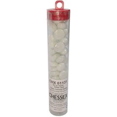 Gaming Glass Stones in Tube - White (40)