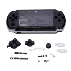 PSP 3004 Full Housing Shell Case Black