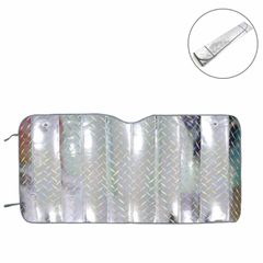 Ηλιοπροστασία αυτοκινήτου Kaver Laser νίκελ 150x80cm