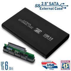 Εξωτερική θήκη αλουμινίου External Case HDD 2.5'' SATA USB 3.0 Black XR Product