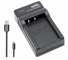 Φορτιστής Lemix Ultra Slim USB Charger For Canon LP-E17 and EOS Rebel SL2,T7i, T6i, T6s, SL2,EOS M6, M5, M3, 77D, 750D, 760D, 800D, 200D, 8000D, KISS X8i Cameras