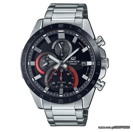 Ρολόι ανδρικό Casio Edifice EFR-571DB-1A1VUEF με μπρασελέ και μαύρο καντράν