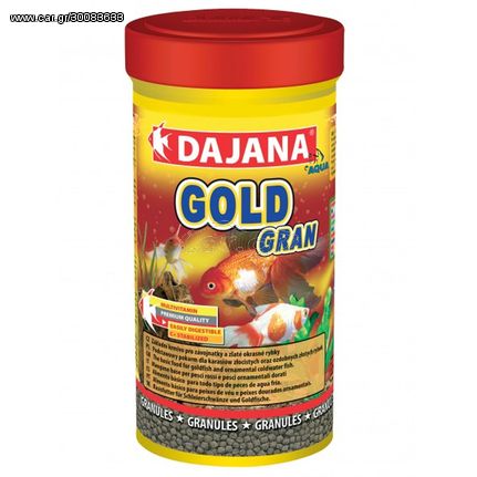 Dajana Gold Gran 250ml 110gr Τροφή Χρυσόψαρων σε κόκκους