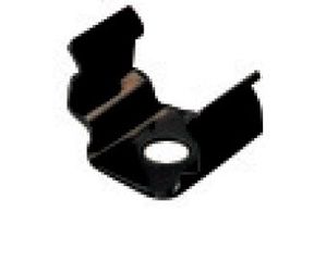 Aca Lighting Μαύρο Μεταλλικό Κλίπ Στερέωσης Για Προφίλ P151 & P162 - Σκουριά