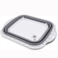 Επιφάνεια Κοπής Πλαστική με Πτυσσόμενο Καπάκι 2 σε 1 - OEM