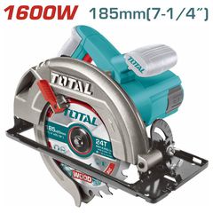 Δισκοπρίονο ξύλου TOTAL 1.600W - 185mm ( TS1161856 )