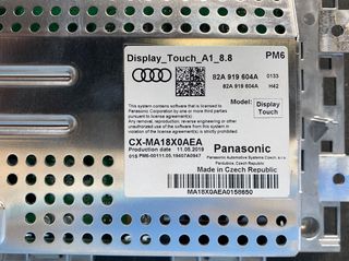 AUDI A1 2019-2020 DISPLAY SCREEN UNIT WITH SOFT TOUCH SOFTWARE 82A919604A -thumb-1