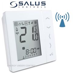 Salus VS20W RF (white) Ασύρματος ψηφιακός (P.I.D control) εβδομαδιαίος προγραμματιζόμενος θερμοστάτης Ψύξης - Θέρμανσης