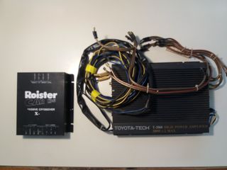 Roister passive crossover X & Toyota Tech T-260 High Power Amplifier 2X200W