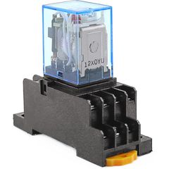 Ρελέ 220V AC 10A 14PIN με βάση - 0565