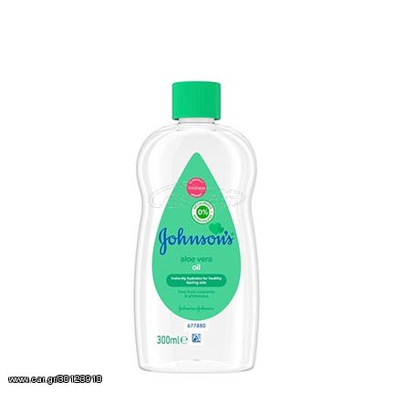 Johnson s Baby Oil Aloe Vera 300ml Ενυδατικό Λάδι με Αλόη Βέρα