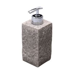 Αντλία σαπουνιού Rock ρητίνης χωρητικότητας 240ml σε γκρι χρώμα