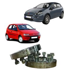 Fiat Punto 2008-2018 Αποστάτες Τροχών 2 Πόντων [Με Κέντρο]