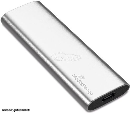 MediaRange Εξωτερικός Σκληρός Δίσκος SSD USB Type C 240GB Silver - (MR1101)