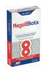 Quest Mega 8 Biotix 30 Caps 8 Διαφορετικά Προβιοτικά