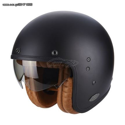 Scorpion Belfast jet helmet Luxe matte black (Fits: > size M)