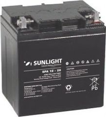 Επαναφορτιζόμενη μπαταρία Παλετοφόρου VRLA Sunlight 12V 28Ah SPA12-28