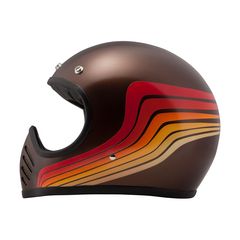 DMD WAVES SEVENTY FIVE HELMET BROWN (Fits: > size XS)