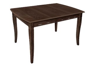 Τραπέζι κουζίνας ξύλινο Capriz Βέγγε, 120+30/75/80 εκ., Genomax